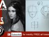 How to draw face basic proportions part 1 of 3