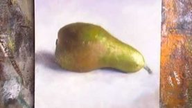 Pear Daily Painting by Jos van Riswick