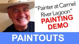 Plein Air Painting the Carmel River Beach and Lagoon