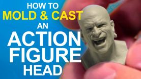 EASY How to MOLD amp CAST an ACTION FIGURE head