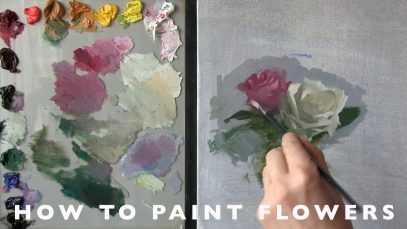 Oil Painting with Alex Tzavaras How to Paint Flowers