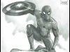 Spiderman Cival War A Dredfunn Mechanical Pencil Drawing