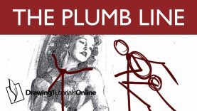 Using A Plumb Line To Balance Your Figure Drawing