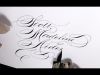 Writing names in calligraphy
