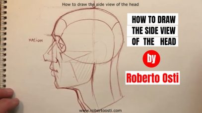 How to draw the side view of the head Figure Drawing Tips and Bits Part 8
