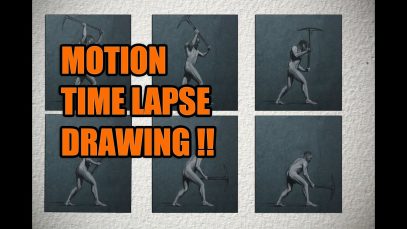 Crazy Motion Time Lapse Drawing 4 Quick sketch from Chronophotography