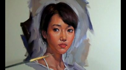 Oil Painting Girl Portrait Demo