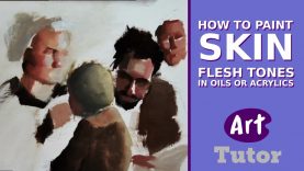 How to Paint Skin Flesh Tones in Oils or Acrylics