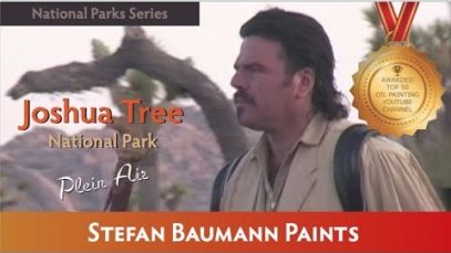 Joshua Tree National Park Plein Air Painting with Stefan Baumann
