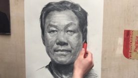 Portrait Drawing in Process Real Time