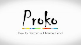 Proko Portrait Drawing 02 how to sharpen a charcoal pencil