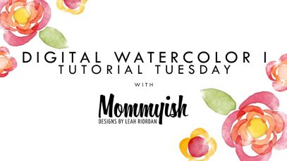 Tutorial Tuesday Digital Watercolor I in Photoshop