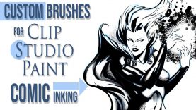COMIC Inking Brush Pack for Clip Studio Paint UPDATE