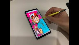 Drawing a Graffiti Character on my NEW Samsung Note 9