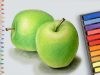 How to Draw a Realistic Apple with Colored Pencils and Soft Pastels