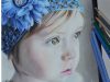 Drawing a child in colored pencil portrait tutorial by Lachri