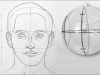 How to draw head Front view using Andrew Loomis method