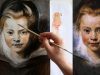 How to paint a portrait after Rubens 1st Glaze