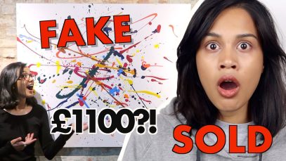 I FAKED AN ART GALLERY IN LONDON AND SOLD MY PAINTINGS it worked clickfortaz