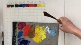 Making Oil Painting Color Charts Pt 1