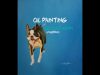 Timelapse oil painting of Boston Terrier