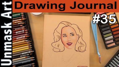quotPastel Portrait Study Part 2quot Drawing Journal LIVE 35