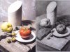 How to draw Still Life with fruit in Pencil