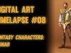 Digital Art Timelapse 08 Fantasy Characters Agnar