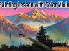 How To Make Mountain Landscape Painting With Acrylics Mountain Painting Step by Step Painting