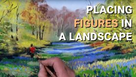 How to Place Figures in a Landscape Painting