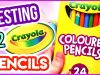 TESTING CHEAP CRAYOLA COLOURED PENCILS WORST Coloured Pencils EVER
