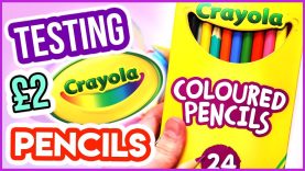 TESTING CHEAP CRAYOLA COLOURED PENCILS WORST Coloured Pencils EVER
