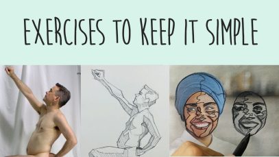 Beginner Figure Drawing EXERCISES for OUTLINES amp TONES