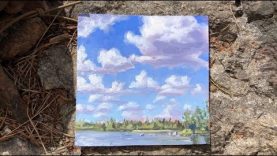 HOW TO PAINT REAL CLOUDS WILDERNESS PAINTING ADVENTURES Ep43 Plein Air Painting Demo