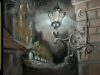 How to draw a Lantern and street by night in pastel pencil and panpastel