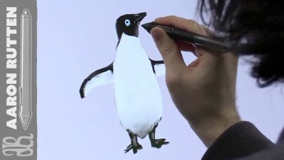 Penguin Digital Art 6 Minute Drawing Request Speed Painting