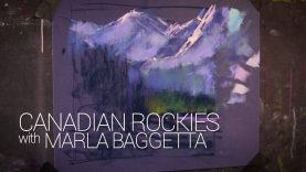 Canadian Rockies Pastel Painting Landscape Demo