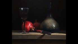 Dutch Old Master inspired still life oil painting