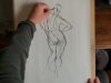 Figure Drawing timelapse 3. 10 minute pose