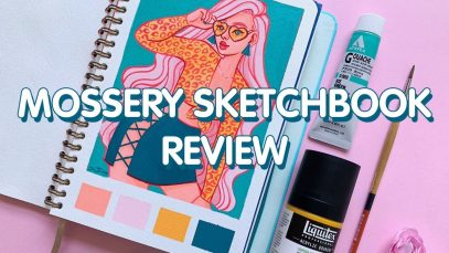 MOSSERY SKETCHBOOK REVIEW Using Acrylic Gouache