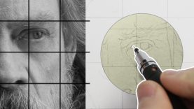 Start Drawing a Portrait The Right Way Equipment Digital Grid Proportions amp Outlines Part I