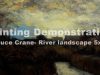 Bruce Crane River Landscape 5×7 Tonalist Landscape Oil Painting
