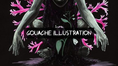 Gouache Illustration 1 The Keeper