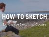 How to Sketch the Landscape Course