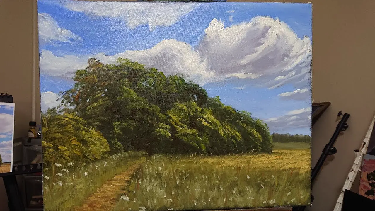 Painting A Realistic Landscape with Acrylics - PaintingTube