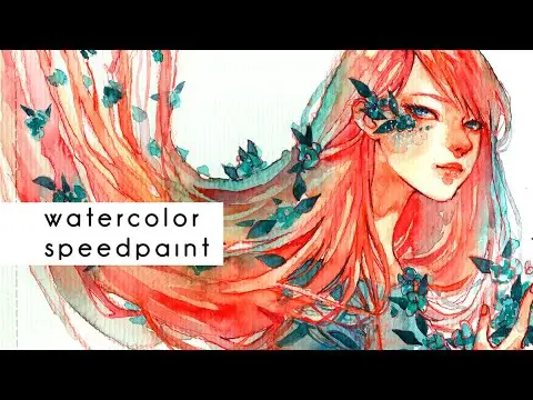 Watercolor Loose Style | Tree Painting step by step - PaintingTube