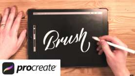 iPad Pro 2 Procreate Lettering Brush Tutorial