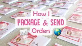 How I Package amp Send My Shop Orders Polymer Clay Charms