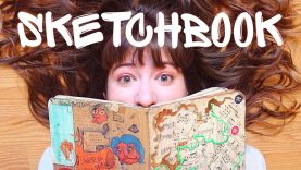 QUADRUPLE Highschool Sketchbook Tour ❤️ Part Two