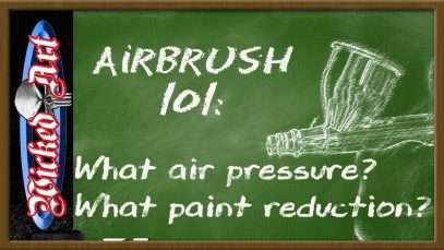 Airbrush Tutorial What Air Pressure and What Paint Reduction